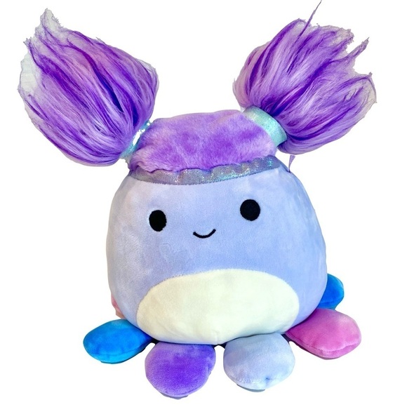 Squishmallows Squish Doos Beula Octopus 10" Purple Hair Children / Collectors - Picture 1 of 8